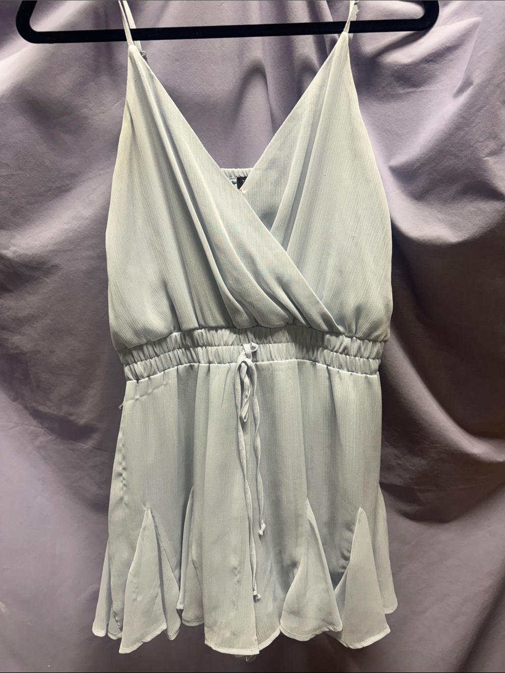 Trixxi Light Blue Spaghetti Strap Romper